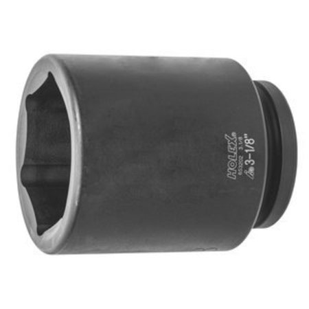 HOLEX Impact Socket, 1 inch Drive, 6 pt, Deep, 3-1/8 inch 653202 3.1/8